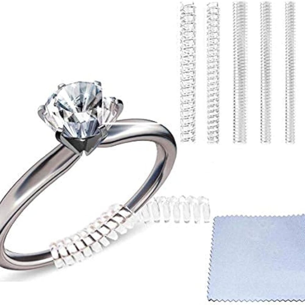 Ring Sizers for Loose Rings, Ring Size Adjuster Spacers or Tightener, Invisible